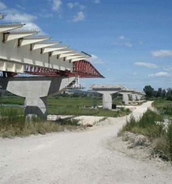 Ponte su fiume Durance